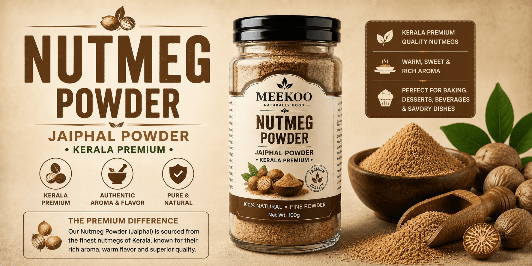 Nutmeg Powder